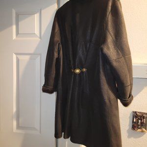 Lamb shearling coat,  ( soft leather)